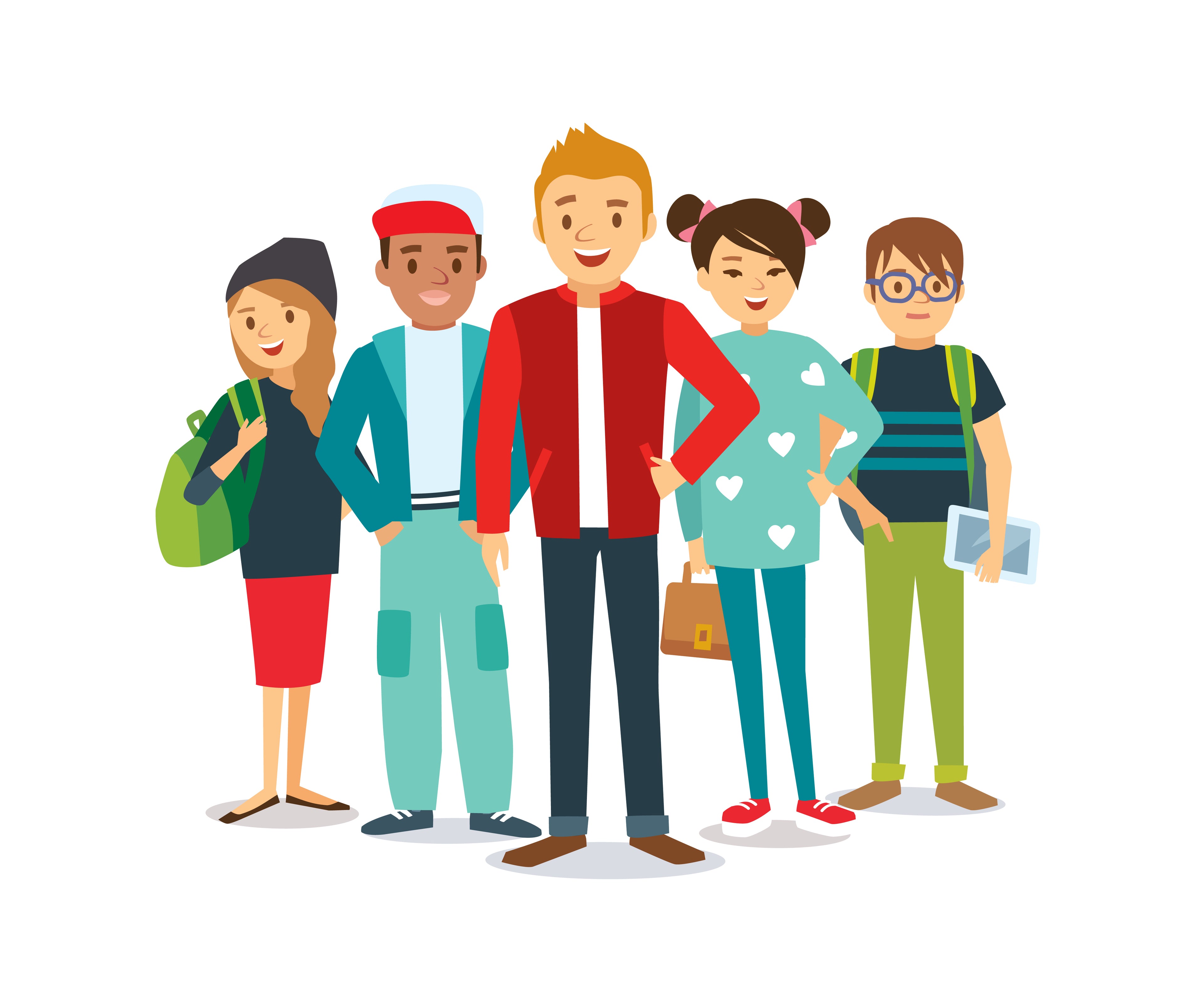 „Students studying with Russian language textbooks"